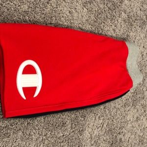 Champion boy shorts red, blue brand new